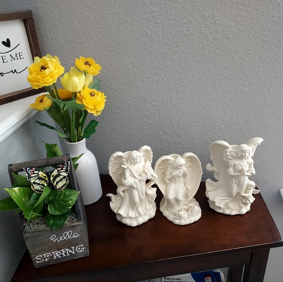 Ceramic angel set - Picture 2 of 2